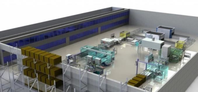 Solar module production plant Solar module production plant