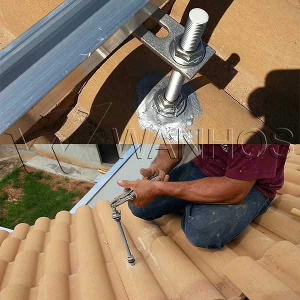 Roof Rack Solar Mount Structure Installation_02 Roof Rack Solar Mount Structure Installation_02