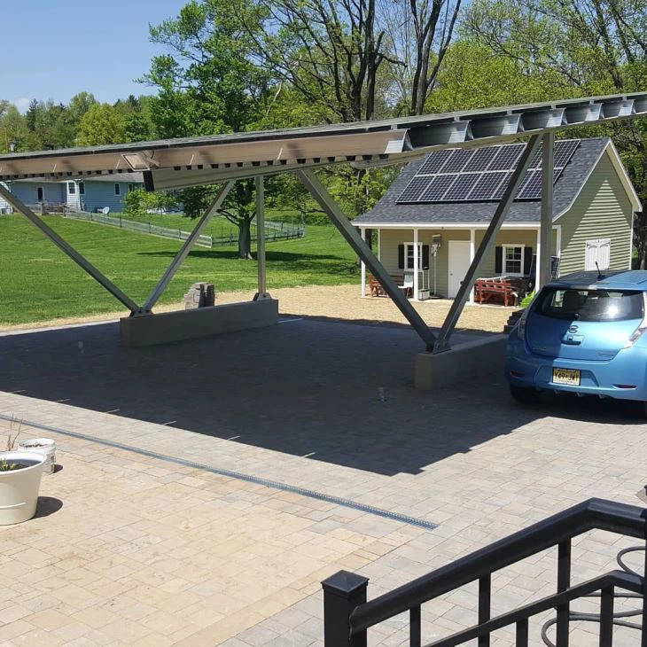 Custom-made Solar Carport Mounting Structure